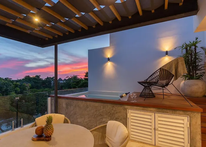 Ixchel Luxury Ph Priv Rooftop Pool 150 Wifi * Tulum